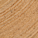 Area Rug Braided Jute Round