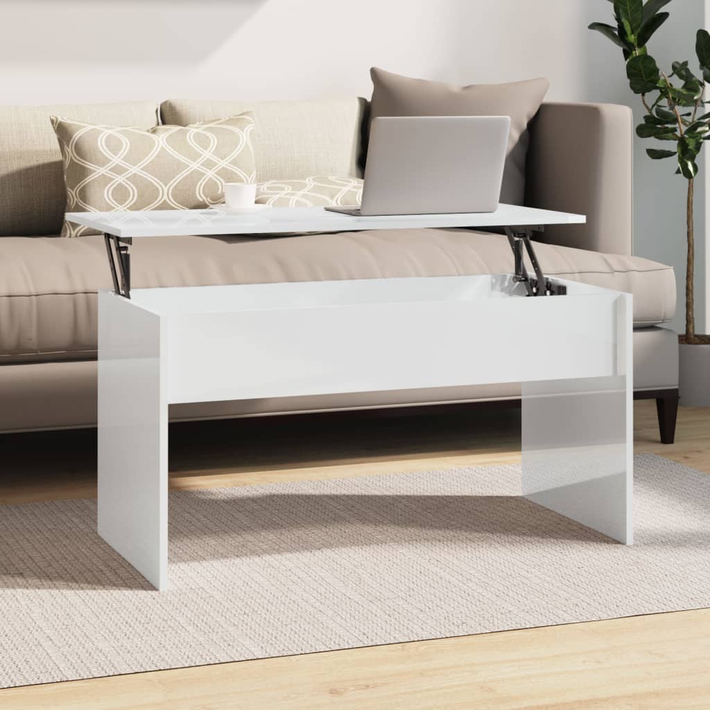 Coffee Table 80X50.5X41.5 Cm Engineered Wood