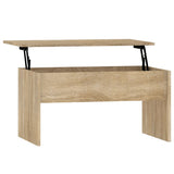Coffee Table 80X50.5X41.5 Cm Engineered Wood