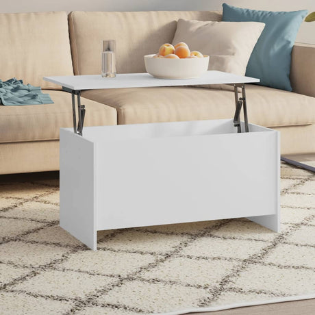 Coffee Table 80X55.5X41.5 Cm Engineered Wood