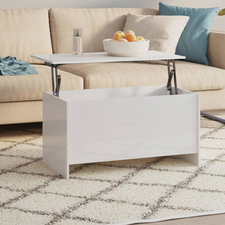 Coffee Table 80X55.5X41.5 Cm Engineered Wood