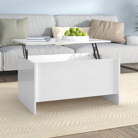 Coffee Table 80X55.5X41.5 Cm Engineered Wood