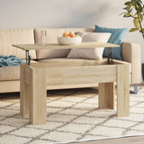 Coffee Table 101X49X52 Cm Engineered Wood