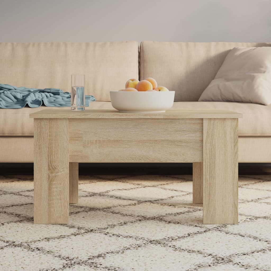 Coffee Table 101X49X52 Cm Engineered Wood