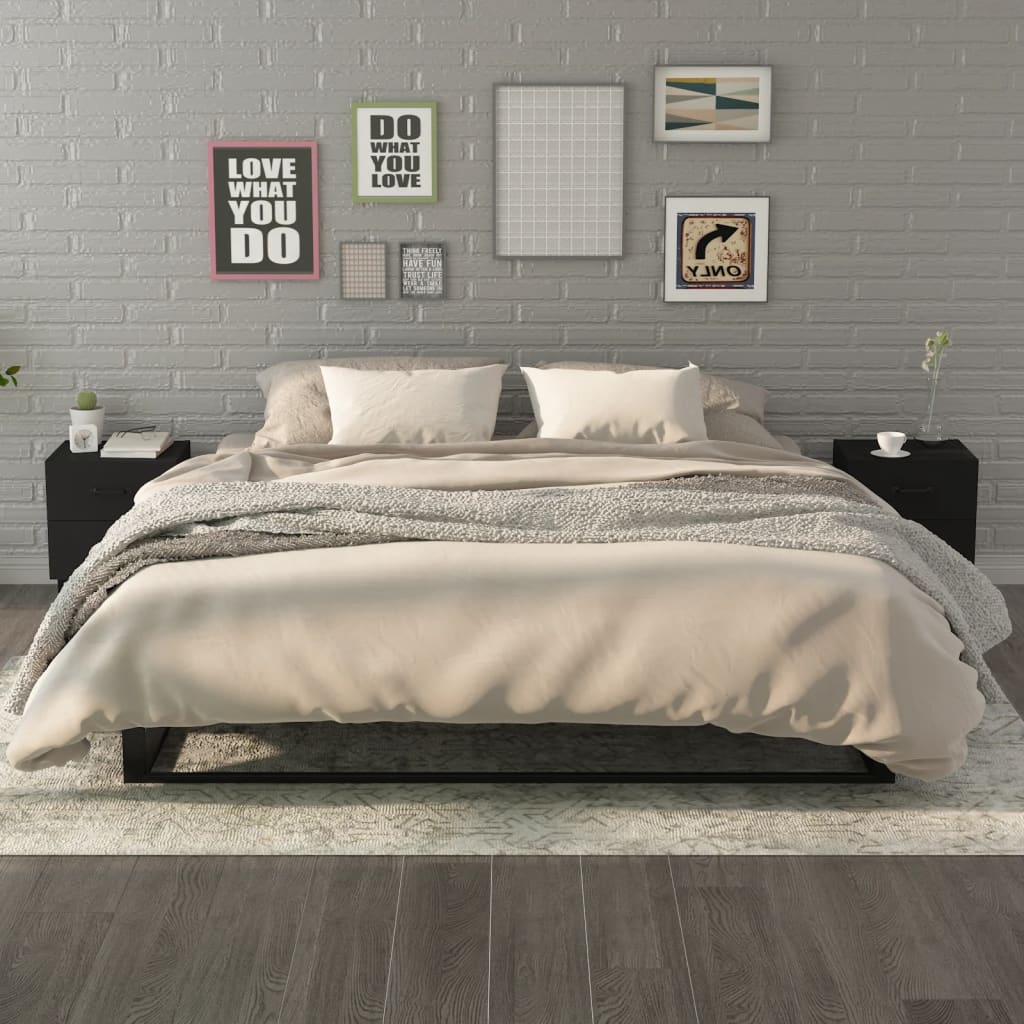 Bedside Cabinets 2 Pcs 40X35X47.5 Cm