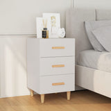 Bedside Cabinet 40X40X66 Cm Engineered Wood