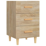 Bedside Cabinet 40X40X66 Cm Engineered Wood