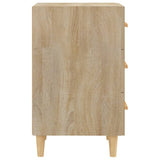 Bedside Cabinet 40X40X66 Cm Engineered Wood