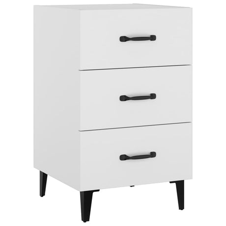 Bedside Cabinet 40X40X66 Cm Engineered Wood