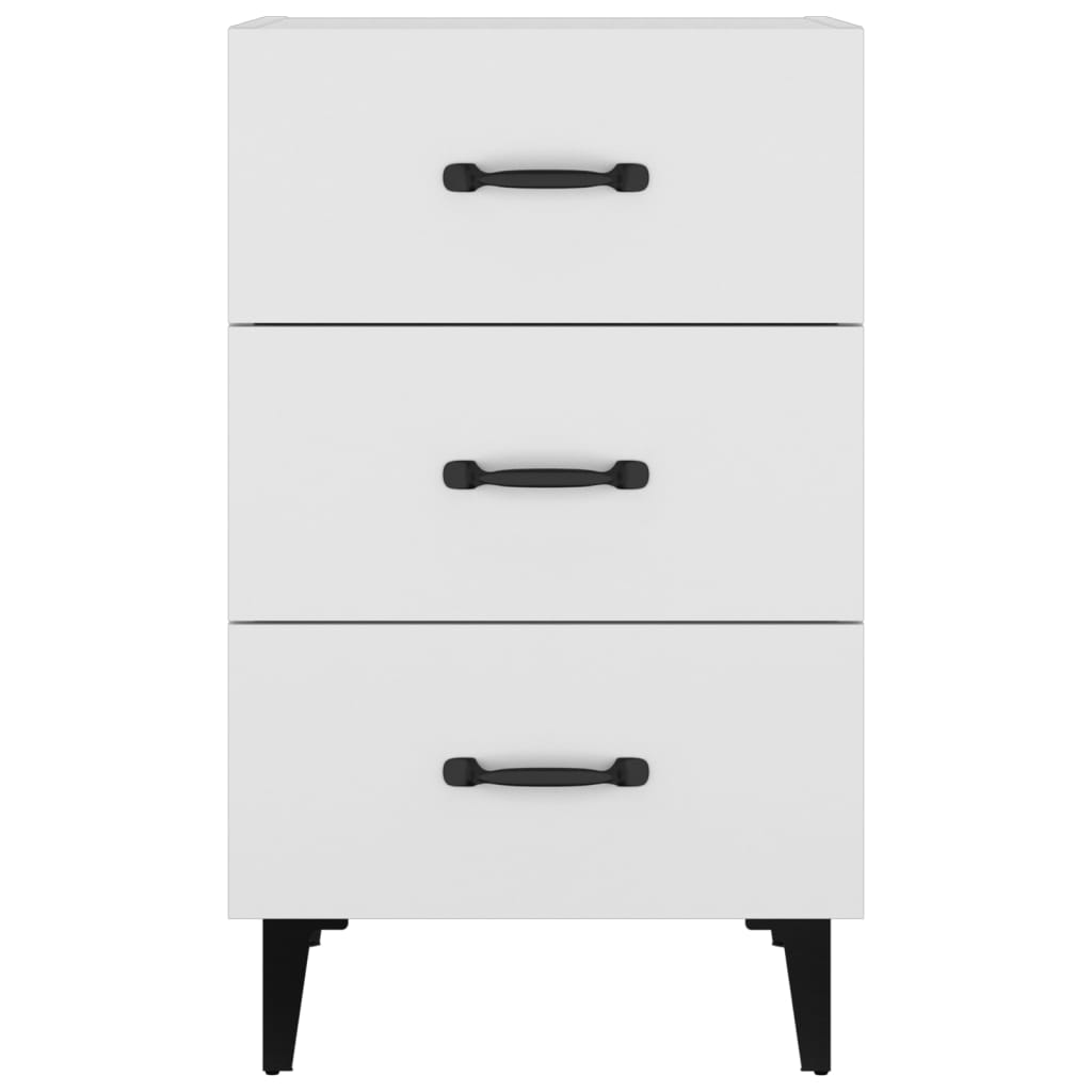 Bedside Cabinet 40X40X66 Cm Engineered Wood
