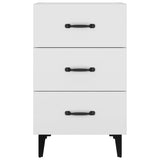 Bedside Cabinet 40X40X66 Cm Engineered Wood