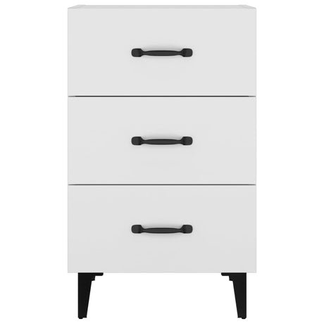 Bedside Cabinet 40X40X66 Cm Engineered Wood