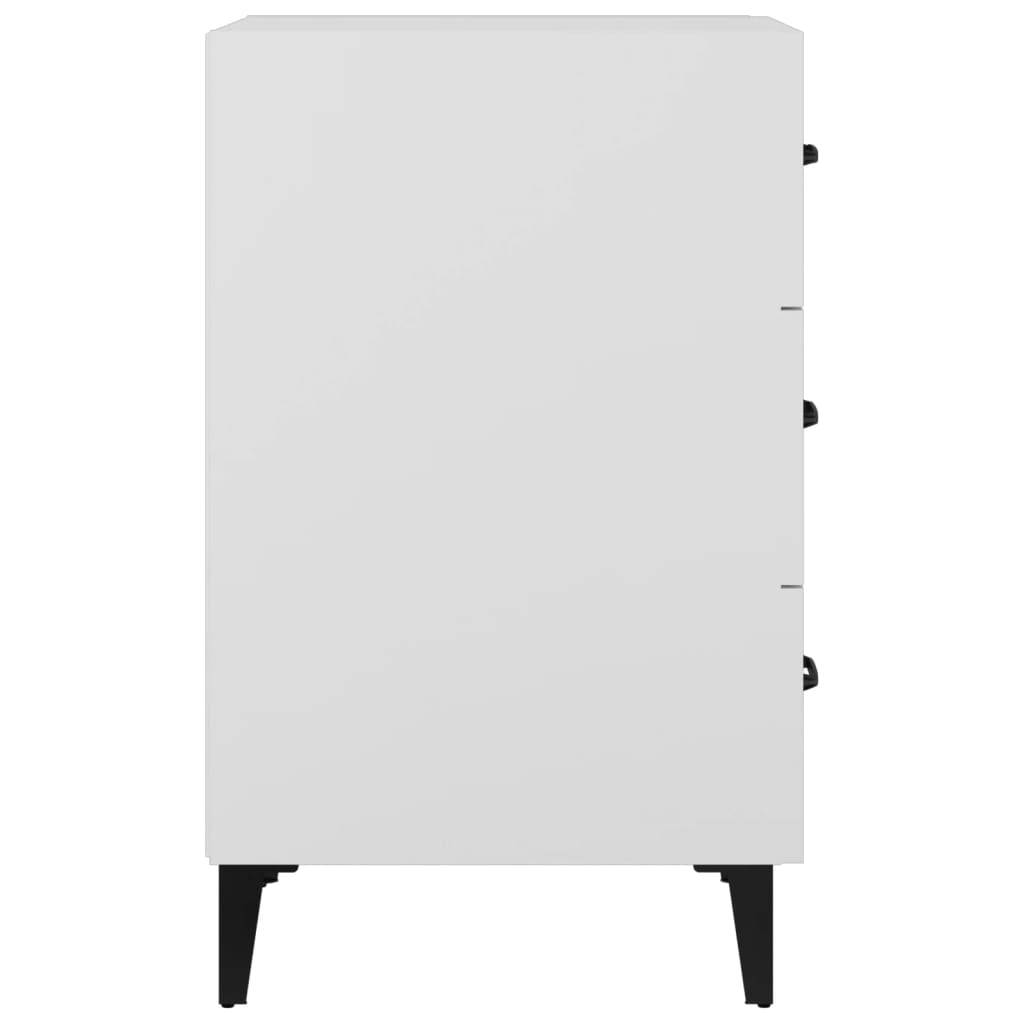 Bedside Cabinet 40X40X66 Cm Engineered Wood
