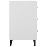 Bedside Cabinet 40X40X66 Cm Engineered Wood