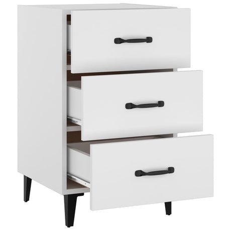 Bedside Cabinet 40X40X66 Cm Engineered Wood