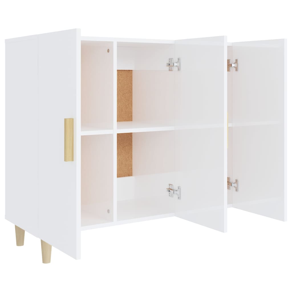 Sideboard 90X34X80 Cm Engineered Wood