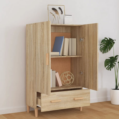 Highboard 70X31X115 Cm Engineered Wood