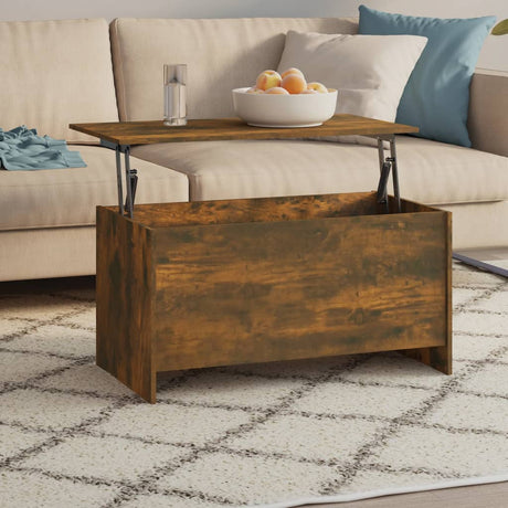 Coffee Table 80X55.5X41.5 Cm Engineered Wood