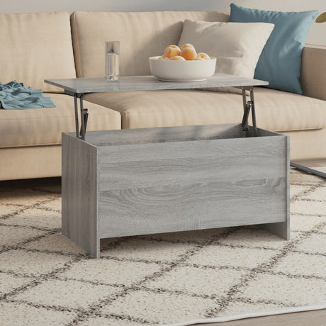 Coffee Table 80X55.5X41.5 Cm Engineered Wood