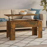 Coffee Table 101X49X52 Cm Engineered Wood