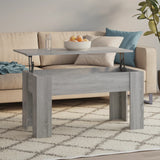 Coffee Table 101X49X52 Cm Engineered Wood