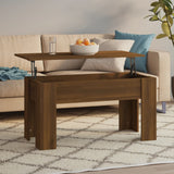 Coffee Table 101X49X52 Cm Engineered Wood