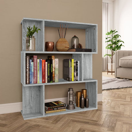 Book Cabinet/Room Divider 80X24X96 Cm Engineered Wood