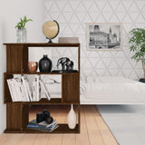 Book Cabinet/Room Divider 80X24X96 Cm Engineered Wood