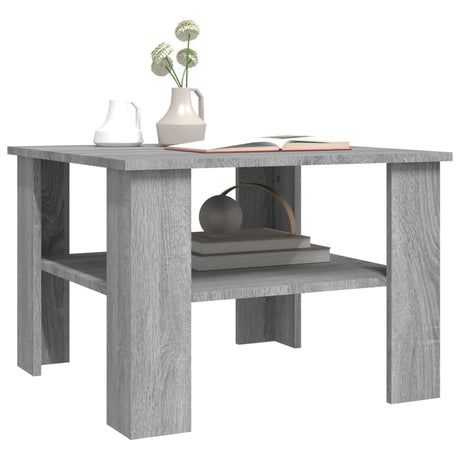 Coffee Table 60X60X42 Cm Engineered Wood