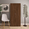Shoe Cabinet 80X35.5X180 Cm Engineered Wood