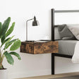 Floating Nightstand 40X30X15 Cm Engineered Wood