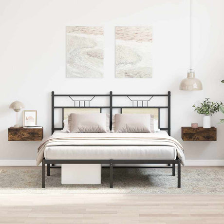 Floating Nightstand 40X30X15 Cm Engineered Wood