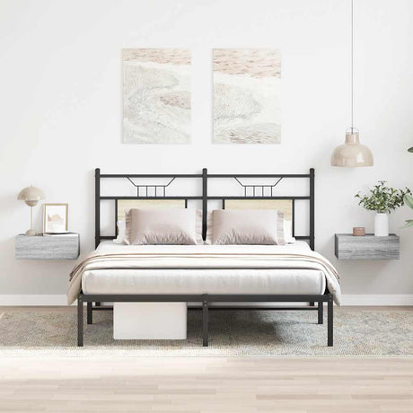 Floating Nightstand 40X30X15 Cm Engineered Wood