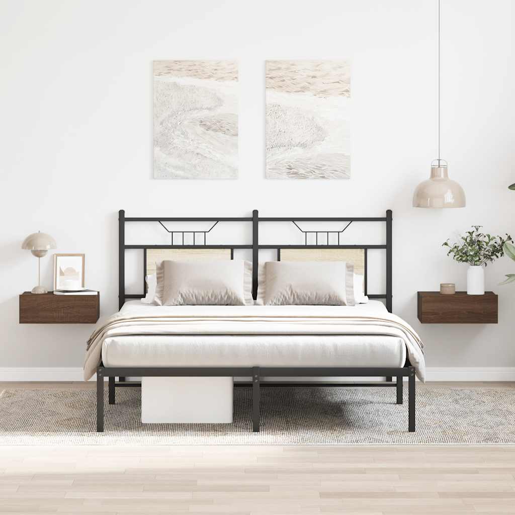 Floating Nightstand 40X30X15 Cm Engineered Wood