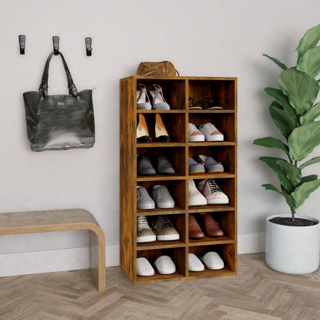 Shoe Rack 54X34X100.5 Cm Engineered Wood