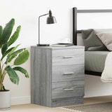 Bedside Cabinet 38X35X56 Cm Engineered Wood