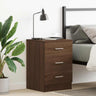 Bedside Cabinet 38X35X56 Cm Engineered Wood