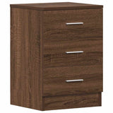 Bedside Cabinets 2 pcs Brown Oak 38x35x56 cm Engineered Wood