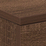 Bedside Cabinets 2 pcs Brown Oak 38x35x56 cm Engineered Wood
