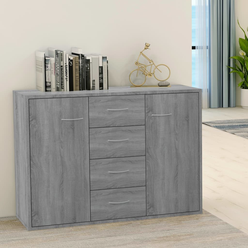 Sideboard 88X30X65 Cm Engineered Wood