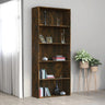 5-Tier Book Cabinet 80X30X Engineered Wood