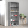 5-Tier Book Cabinet 80X30X Engineered Wood