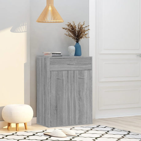 Shoe Cabinet 60X35X84 Cm Engineered Wood