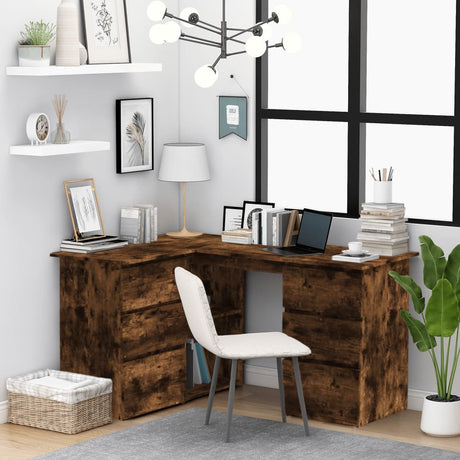 Corner Desk 145X100X76 Cm Engineered Wood