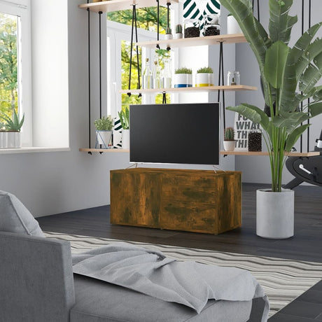 Tv Cabinet 80X34X36 Cm Engineered Wood