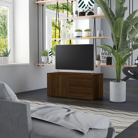 Tv Cabinet 80X34X36 Cm Engineered Wood