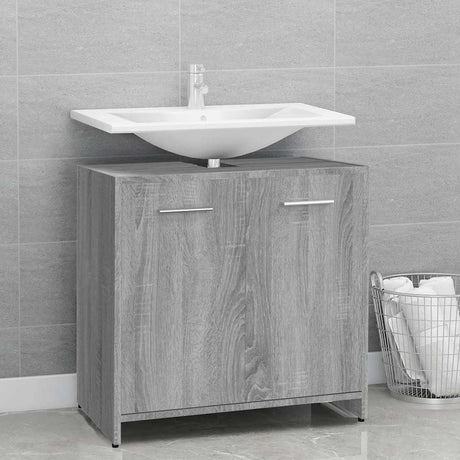Bathroom Cabinet 60X33X61 Cm Engineered Wood