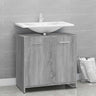 Bathroom Cabinet 60X33X61 Cm Engineered Wood