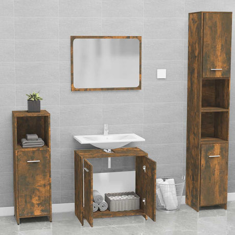 Bathroom Furniture Set Engineered Wood