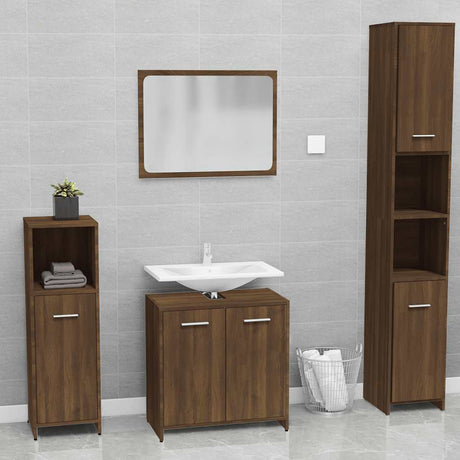 Bathroom Furniture Set Engineered Wood